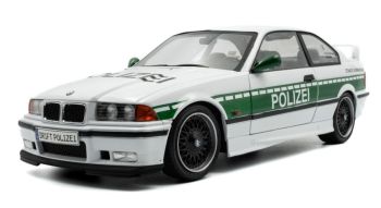 SOL1803915 - BMW E36 M3 Coupé - SOLIDO WORKS DRIFT - POLIZEI 1991 weiß.