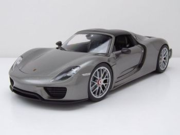 WEL18051HTNOIR - PORSCHE 918 Spyder Hardtop schwarz 2012 grau