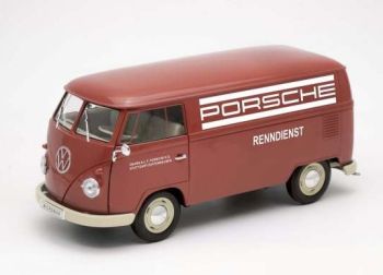 WEL18053TDA - VOLKSWAGEN T1 Bus PORSCHE RENNDIENST rot