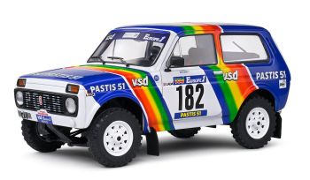 SOL1807305 - LADA Niva Weiß #182 Paris-Dakar 1984 JABOUILLE/SARDOU