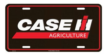 SIGN-1812 - Metallschild CASE IH schwarz - 30 x 15 cm