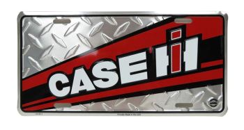 SIGN-1815 - Metallschild CASE IH Silber - 30 x 15 cm