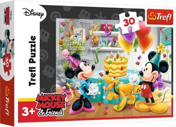 TRF18211 - Puzzle 30 Teile DISNEY - Mickey's Geburtstagskuchen