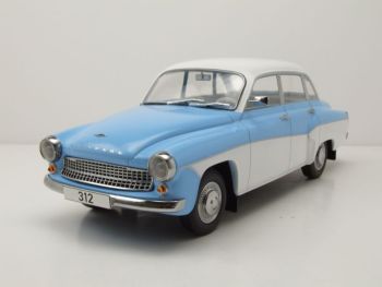 MOD18300 - WARTBURG 312 1965 hellblau und weiß