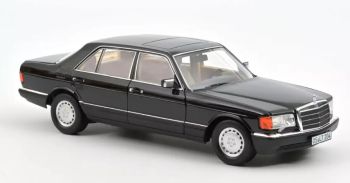 NOREV183793 - MERCEDES 560 SEL 1989 Schwarz metallisch