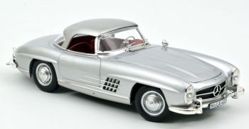 NOREV183890 - MERCEDES 300 SL Roadster 1957 silberfarben