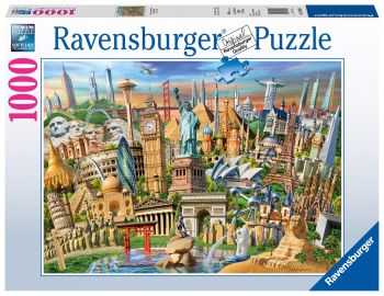 RAV198900 - 1000 Teile Puzzle Landmarken der Welt