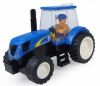 UHK1200 - NEW HOLLAND Mit einer Figur zum Zusammenbauen aus Bausteinen (48 Teile)