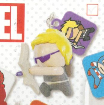 T8884A - MARVEL Figur Schlüsselanhänger mit zwei Stikers - HAWKEYE