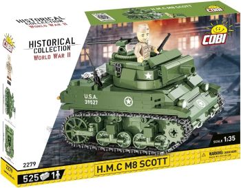 COB2279 - Panzer H.M.C M8 Scott - 519 Teile