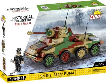 COB2287 - Char SD.KFZ 234/2 PUMA - 470 Teile