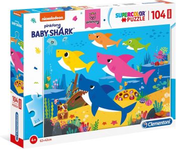 CLE23751 - MAXI-Puzzle 104 Teile BABY SHARK