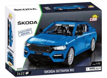 COB24342 - SKODA Octavia IV RS blau Exklusive Edition - 2520 Teile