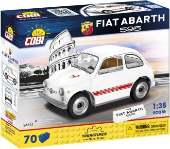 COB24524 - FIAT Abarth 595 Weiß - 70 Teile.