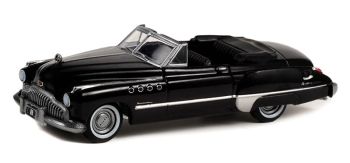 GREEN28110-A - BUICK roadmaster Convertible 1949 schwarz aus der Serie BLACK BANDIT unter Blister.