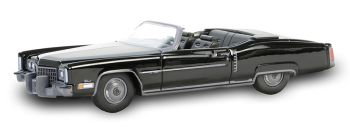 GREEN28150-C - CADILLAC Eldorado Fleetwood Cabriolet 1972 schwarz aus der Serie BLACK BANDIT unter Blisterverpackung.