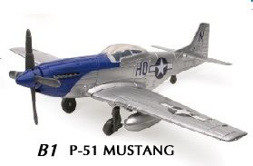 NEW20217-C - Flugzeug MUSTANG P-51 als Bausatz