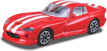 BUR30029 - DODGE Viper GTS Coupe rot mit weißen Streifen