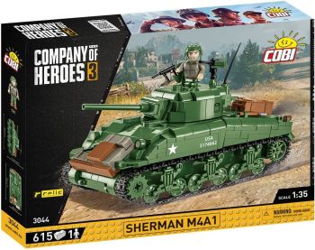 COB3044 - SHERMAN M4A1 Panzer – 615 Teile