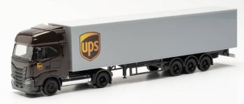 HER315036 - IVECO S-WAY LNG BOX 4x2 3-Achs-Sattelauflieger UPS