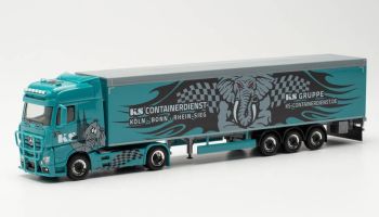 HER315241 - MERCEDES ACTROS 4X2 Auflieger Anhänger Schubboden