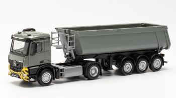 HER315654 - MERCEDES AROCS 4x2 Sattelauflieger Kipper 3-achsig