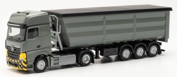 HER316545 - MERCEDES BENZ 4x2 Actros mit Kipper grau