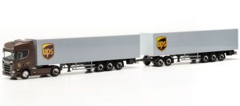 HER317009 - SCANIA CR 20 HD 4x2 mit Dolly und 2 3-Achs-Anhänger UPS Spanien