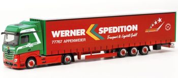 HER317214 - MERCEDES-BENZ Actros 4x2 mit Anhänger 3 Achsen WERNER.