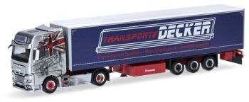 HER317313 - MAN TGX GX 4x2 mit DECKER DUREN 3-Achs-Planenanhänger