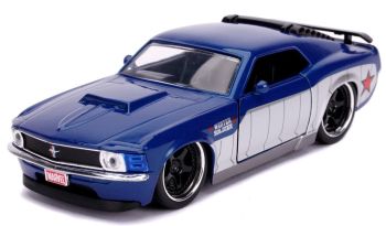 JAD31745 - FORD Mustang BOSS 429 Blau 1970 MARVEL Avengers.