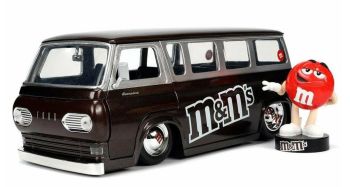 JAD32027 - FORD Econoline Bus mit M&M'S Figur Rot 1965