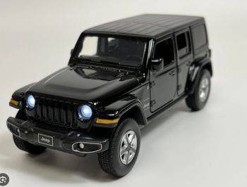 TAY321120002 - JEEP Wrangler Sahara Black mit Geräuschen und Lichtern