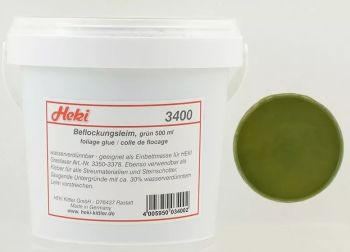 HEK3400 - Klebstoff für Beflockung grün 500ml