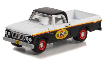 GREEN35240-A - DODGE D-100 1964 PENNZOIL aus der Serie BLUE COLLAR in Blisterverpackung.