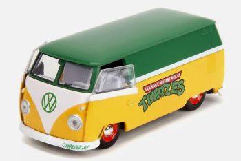 JAD35666 - VOLKSWAGEN Bus 1961 Gelb und Grün - TORTUES NINJA