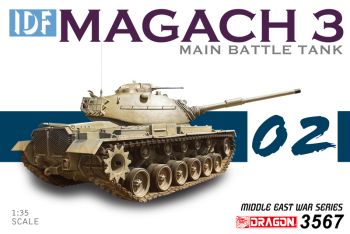 DRA3567 - Panzer IDF Magach 3 zum Zusammenbauen und Lackieren