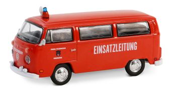 GREEN36100-C - VOLKSWAGEN Typ 2 Rot - Deutsche Feuerwehr von der CLUB V-DUB-Serie unter Blisterverpackung