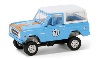 GREEN37310-F - FORD Bronco 1971 Blau aus der BARRETT JACKSON-Serie in Blisterverpackung