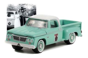 GREEN38020-B - DODGE D-100 1965 aus der SMOKEY BEAR-Serie in Blisterverpackung.