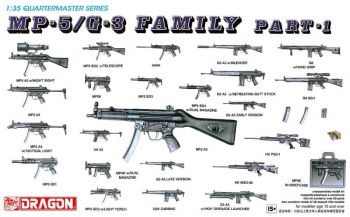 DRA3803 - Maschinenpistolenfamilie MP5/G3 Part.1 zum Bemalen