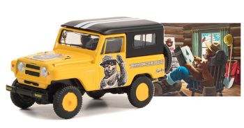 GREEN38040-B - NISSAN Patrol 1965 gelb Waldbrandverhütung aus der SMOKEY BEAR Serie unter Blisterverpackung.