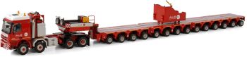 WSI410284 - MERCEDES-BENZ Actros 8x8 mit Ballast und Anhänger 14 ALE-Achsen.