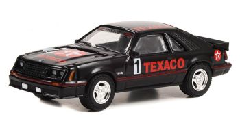 GREEN41150-C - FORD mustang GT 1982 TEXACO aus der Serie RUNNING ON EMPTY in Blisterverpackung.