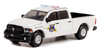 GREEN42990-C - DODGE Ram 1500 2018 Indiana State Police aus der HOT PURSUIT-Serie unter Blisterverpackung.