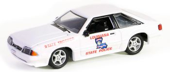 GREEN43030-C - FORD Mustang SSP 1993 Louisiana Police aus der HOT PURSUIT-Serie unter Blisterverpackung.