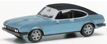 HER430807-002 - FORD Capri II mit Metallblauem Vinyldach