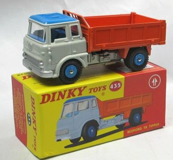 DIN435 - BEDFORD TK rot-blau-weißer Kipper – ATLAS Edition