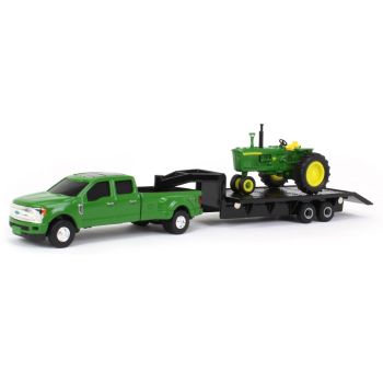 ERT45841 - FORD F-350 mit Schwanenhalsdeck und JOHN DEERE 4020