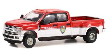 GREEN46110-D - FORD F-350 dually 2019 Houston Fire Department aus der DUALLY DRIVERS-Serie unter Blister.